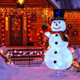 6 ft Pre-lit Christmas Snowman Decoration with 8 Lighting Modes product