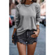Ruffled Raglan Sleeve Top product