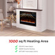 23" Infrared Quartz Electric Fireplace Insert with Remote Control product