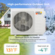 18000-BTU 2-Zone 20 SEER2 Mini Split AC with Heat Pump product