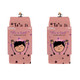 Greeting Card with Fun Crew Length Novelty Socks (2-Pack) product