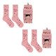 Greeting Card with Fun Crew Length Novelty Socks (2-Pack) product