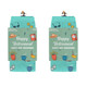 Greeting Card with Fun Crew Length Novelty Socks (2-Pack) product