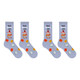 Greeting Card with Fun Crew Length Novelty Socks (2-Pack) product