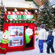 6.3-Foot Inflatable Gingerbread Cookie Shop with Santa Clause product