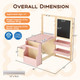 Kids' Art Center Wooden Table Bench Set product