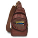 Real Leather Solid Strap Shoulder Sling Bag product