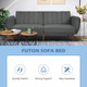 Convertible Futon Sofa Bed with 3 Adjustable Angles product