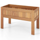 Solid Wood Elevated Planter Box with Legs product