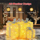 Set of 3 Lighted Christmas Gift Boxes with 90 LED Lights product