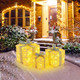 Set of 3 Lighted Christmas Gift Boxes with 90 LED Lights product
