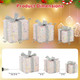 Set of 3 Lighted Christmas Gift Boxes with 90 LED Lights product