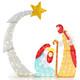 5FT Outdoor Lighted Christmas Nativity Scene  product