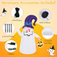 6Ft Halloween Inflatable Ghost with Jack-O-Lantern  product
