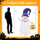 6Ft Halloween Inflatable Ghost with Jack-O-Lantern  product