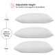 Shredded Memory Foam Bed Pillow (2-Pack) product