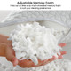 Shredded Memory Foam Bed Pillow (2-Pack) product