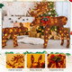 Set of 2 Light-Up Christmas Moose Decorations  product