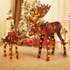 Set of 2 Light-Up Christmas Moose Decorations  product
