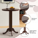 3-Piece Wood Bar Dining Table Set with Pedestal Base  product