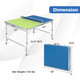 Foldable Ping Pong Table Game Set with Adjustable Height, 47" x 30" product