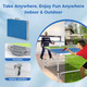 Foldable Ping Pong Table Game Set with Adjustable Height, 47" x 30" product