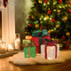 3-Piece Christmas Gift Box Décor with LED Lights  product