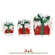 3-Piece Christmas Gift Box Décor with LED Lights  product