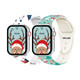 Christmas/Holiday-Fun Silicone Sport Bands for Apple Watch (2-Pack) product
