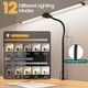 Dual-Head LED Desk Lamp with Adjustable Gooseneck and Remote product