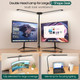 Dual-Head LED Desk Lamp with Adjustable Gooseneck and Remote product