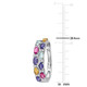 Multi-Gemstone Hoop Earrings in Sterling Silver product
