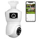 360-Degree 1080p Dual Lens E27 Wi-Fi Security Camera with Night Vision product