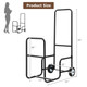 Firewood Cart with Durable Rubber Wheels for All-Terrain product