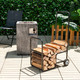 Firewood Cart with Durable Rubber Wheels for All-Terrain product