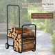 Firewood Cart with Durable Rubber Wheels for All-Terrain product