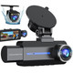 3 Channel 2.5K 1440P Dash Cam Front and Rear Inside,Triple Car Camera with G-Sensor,24Hr Parking,170 Degree Wide Angle Loop Recording, IR Night Vision product