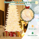 7FT Artificial Christmas Tree with 1880 PVC Branch Tips and LED Lights product