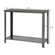 Metal Frame Console Sofa Table with Storage Shelf product