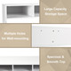 Wall-Mounted Floating Desk with Storage Shelf product