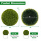 Decorative 20" Faux Boxwood Balls  product