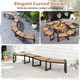 Curved 2-Person Patio Bench  product