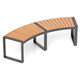 Curved 2-Person Patio Bench  product