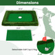 Oval Floating Golf Green Set  product