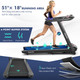 SuperFit 4.75HP Folding Bluetooth Treadmill with  Touch Screen product