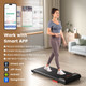 Superfit 2.5HP Under Desk Walking Treadmill with Remote Control  product