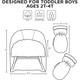 Nickelodeon Boys' Paw Patrol Trapper Hat & Mittens Set (Ages 2-4) product