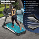 SuperFit 4.75HP Electric Folding Treadmill with APP Auto Incline Preset Program product