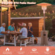 50,000 BTU Patio Heater with Wheels product