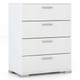 4/6-Drawer Chest of Drawers or Dresser with Metal Legs & Handles product